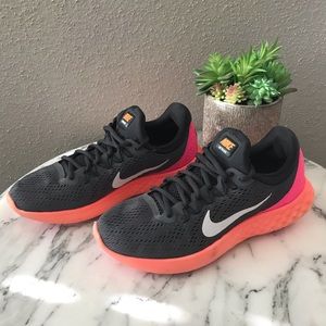 NIKE LUNAR SKYELUX | Dark Grey With Pink | Size 8.5 | 855810 004